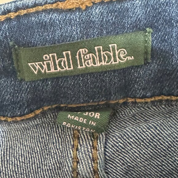 Wild Fable Highest Rise Denim Shorts Blue Women's 10/30R High Waisted Stretch - Picture 3 of 7